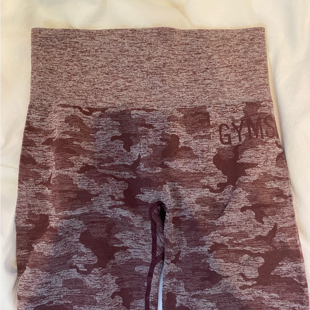 Gymshark pink camo leggings